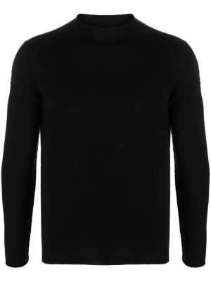 Вълнен пуловер Transit черно