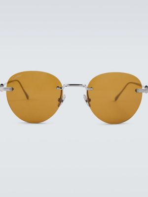 Слънчеви очила Cartier Eyewear Collection кафяво