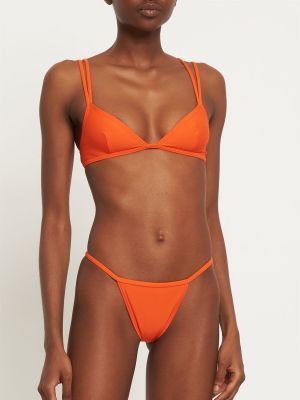 Bikini din jerseu Marni portocaliu