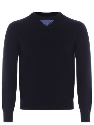 Кашемировый свитер Cruciani синий