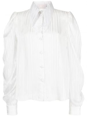 Caurspīdīgs krekls Saiid Kobeisy balts