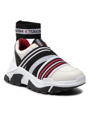 Sneakersy Togoshi białe