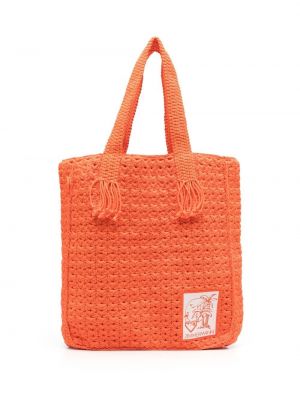 Bomull shoppingbag Zimmermann oransje