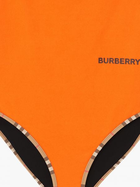 Bañador a rayas Burberry naranja