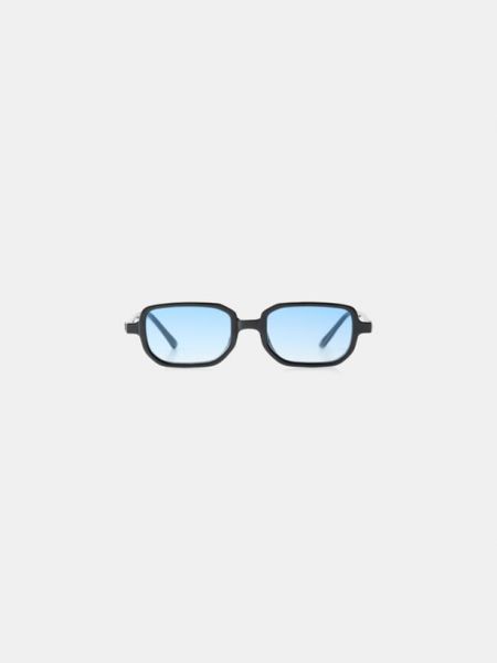 Okulary przeciwsłoneczne Bershka niebieskie
