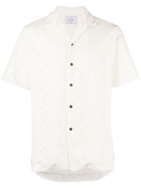 Camicia di flanella Portuguese Flannel bianco