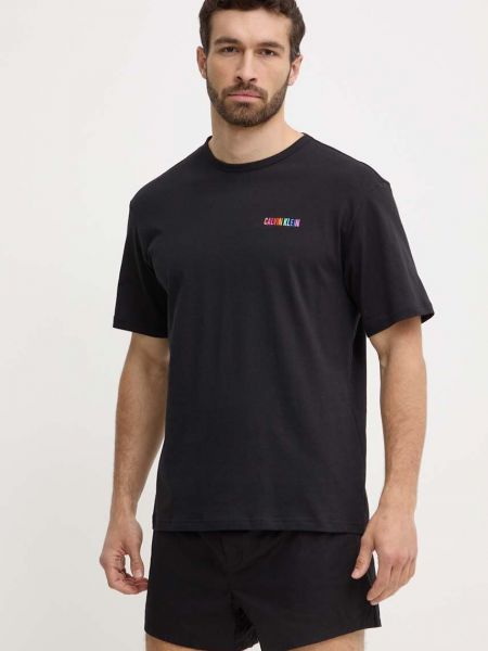 Koszulka bawełniana Calvin Klein Underwear czarna