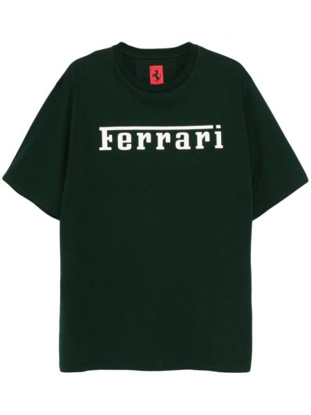 T-shirt Ferrari grøn