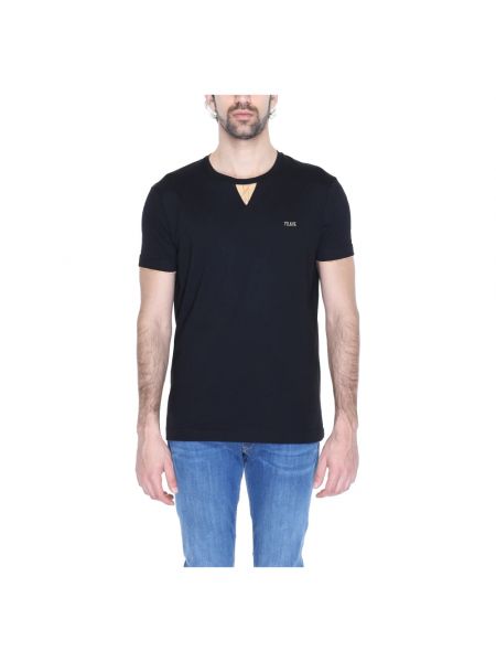 T-shirt mit kurzen ärmeln mit rundem ausschnitt Alviero Martini 1a Classe schwarz