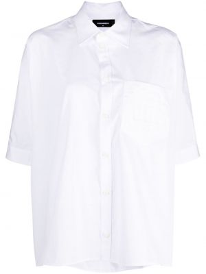 Hemd aus baumwoll Dsquared2 weiß