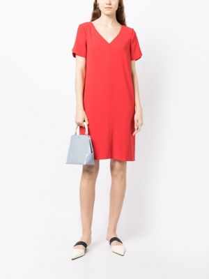 Sukienka mini z krepy Paule Ka czerwona