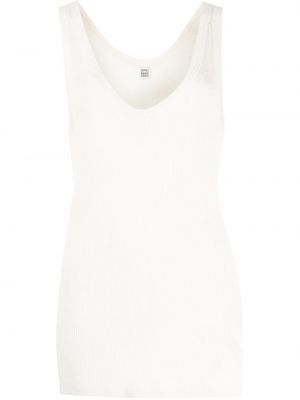 Silke tank top Toteme hvit