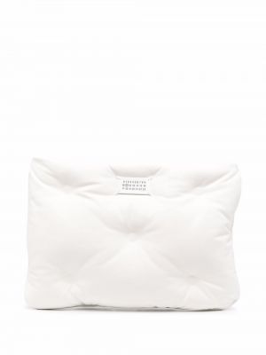 Ватирани чанта тип „портмоне“ Maison Margiela бяло