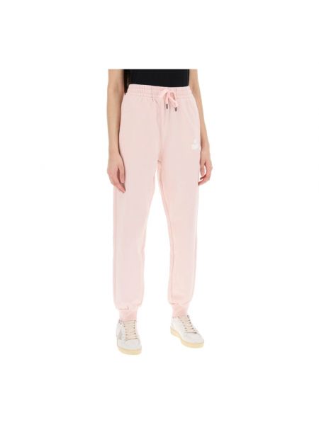 Spodnie sportowe Isabel Marant Etoile różowe