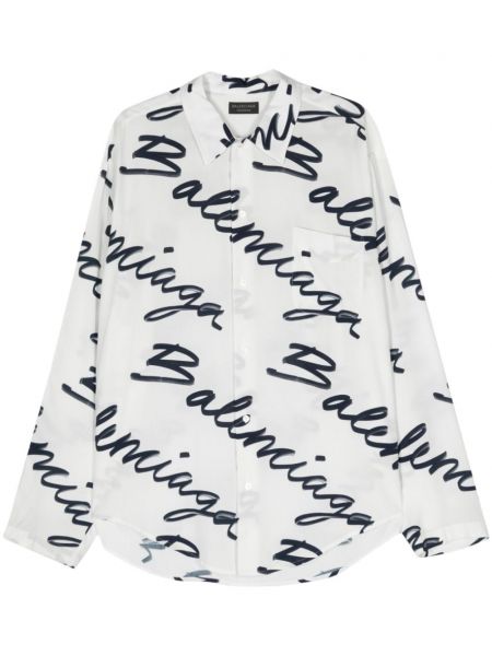 Hemd mit print Balenciaga