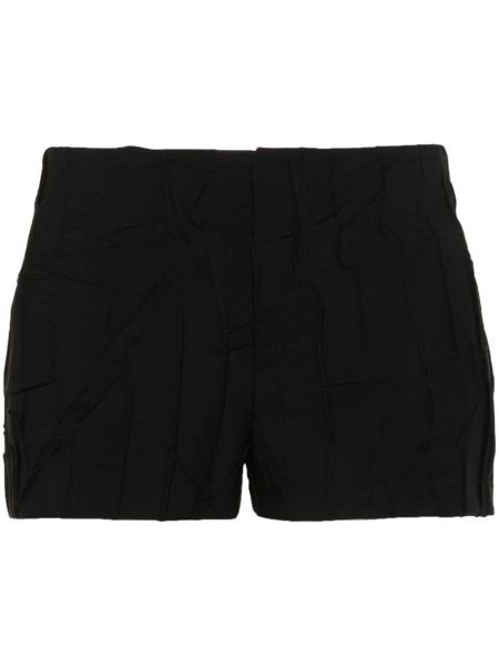 Pantaloni scurți plisate Blumarine negru