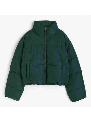 Короткая куртка H&m зеленая
