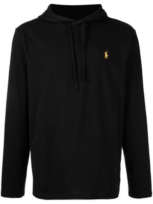 Brodert poloskjorte Polo Ralph Lauren svart