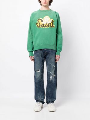 Sweatshirt mit print Saint Mxxxxxx grün