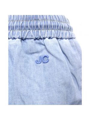 Spodnie relaxed fit Jacob Cohen niebieskie