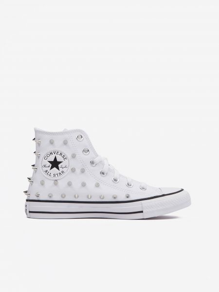 Sneakerși cu stele Converse Chuck Taylor All Star alb