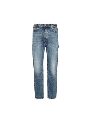Niebieskie jeansy skinny Heron Preston
