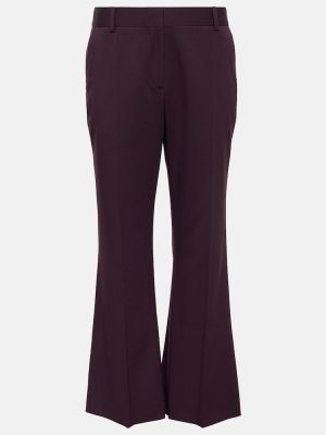 Pantaloni di lana Altuzarra viola