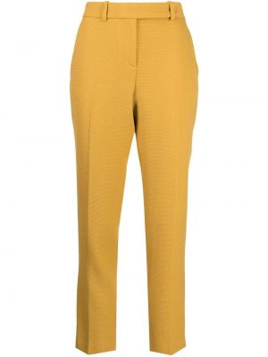 Spodnie wełniane Paule Ka żółte