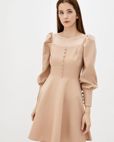 Платье Pinkkarrot коричневое