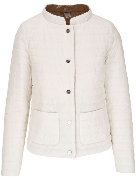 Prošivena pernata jakna Herno bijela