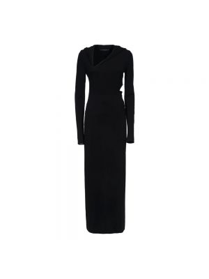 Sukienka długa Versace - Сzarny