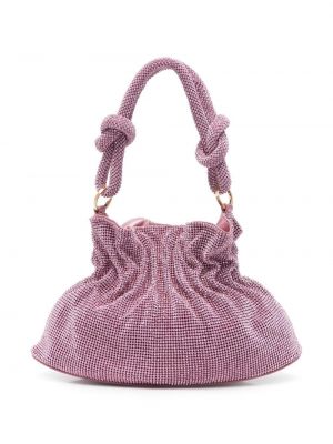 Shopper handtasche mit kristallen Cult Gaia pink