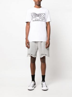 T-shirt aus baumwoll mit print Westfall weiß
