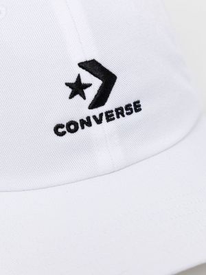 Czapka z daszkiem Converse biała