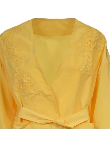 Blusa de encaje Ermanno Scervino amarillo