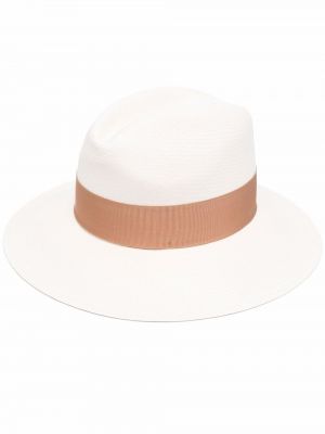 Relaxed fit kepurė Borsalino balta
