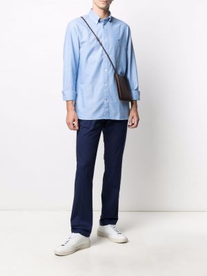 Pantalones chinos con cordones Tommy Hilfiger azul