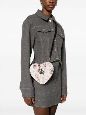 Květinová taška přes rameno s potiskem Vivienne Westwood