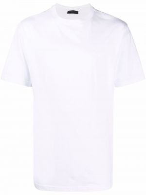Camiseta de cuello redondo Giuseppe Zanotti blanco