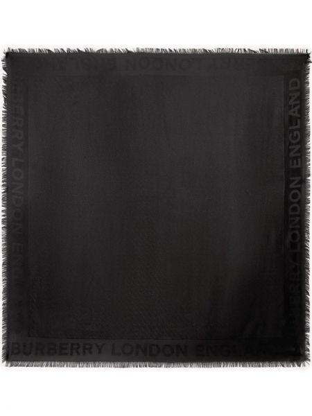 Pañuelo de tejido jacquard Burberry negro
