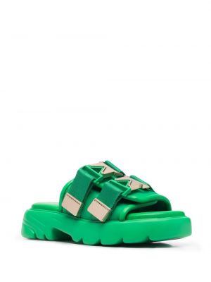Sandály Bottega Veneta zelené