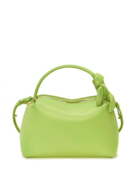 Δερμάτινη τσάντα shopper Jw Anderson πράσινο