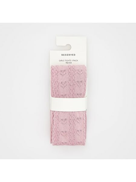 Rajstopy bawełniane Reserved różowe