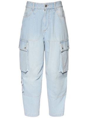 Voľné bavlnené nohavice s vreckami Isabel Marant