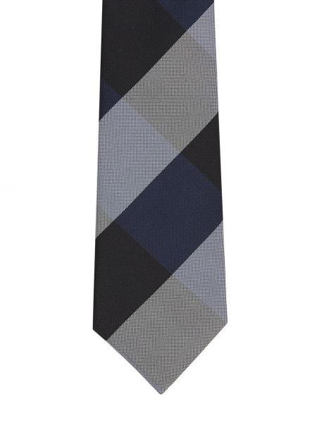 Cravate à carreaux oversize Burberry bleu