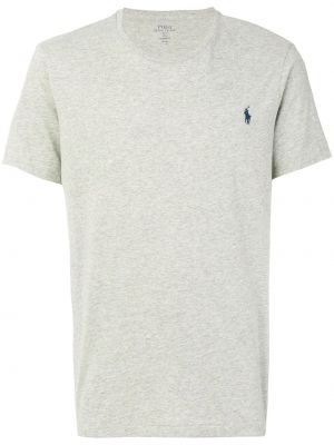 Broderet t-shirt Polo Ralph Lauren grå