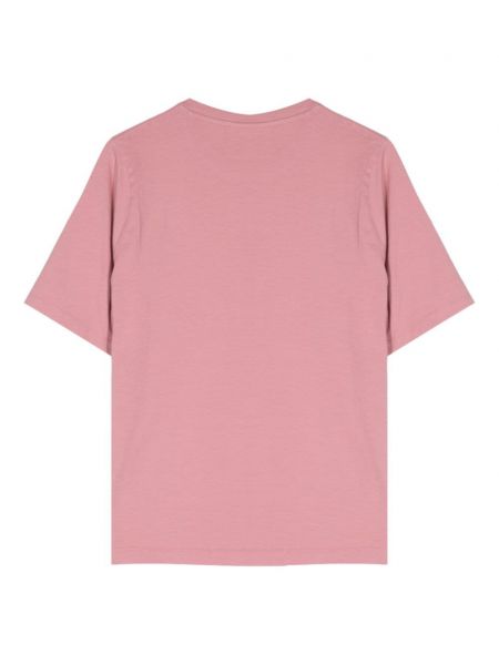 Kokvilnas t-krekls Maison Kitsuné rozā