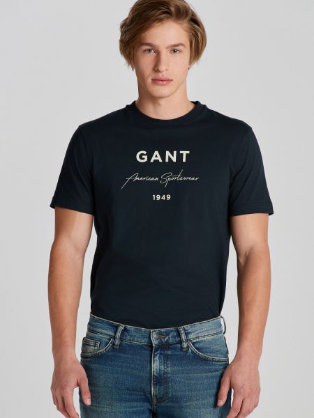 Póló nyomtatás Gant fekete