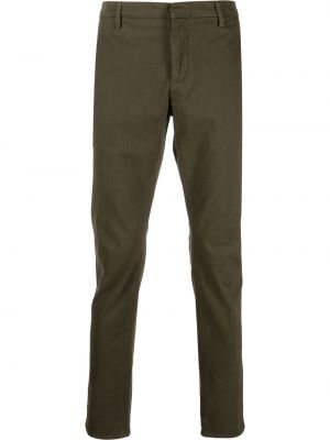 Slim fit chinos Dondup grün