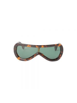 Okulary przeciwsłoneczne Marcelo Burlon brązowe
